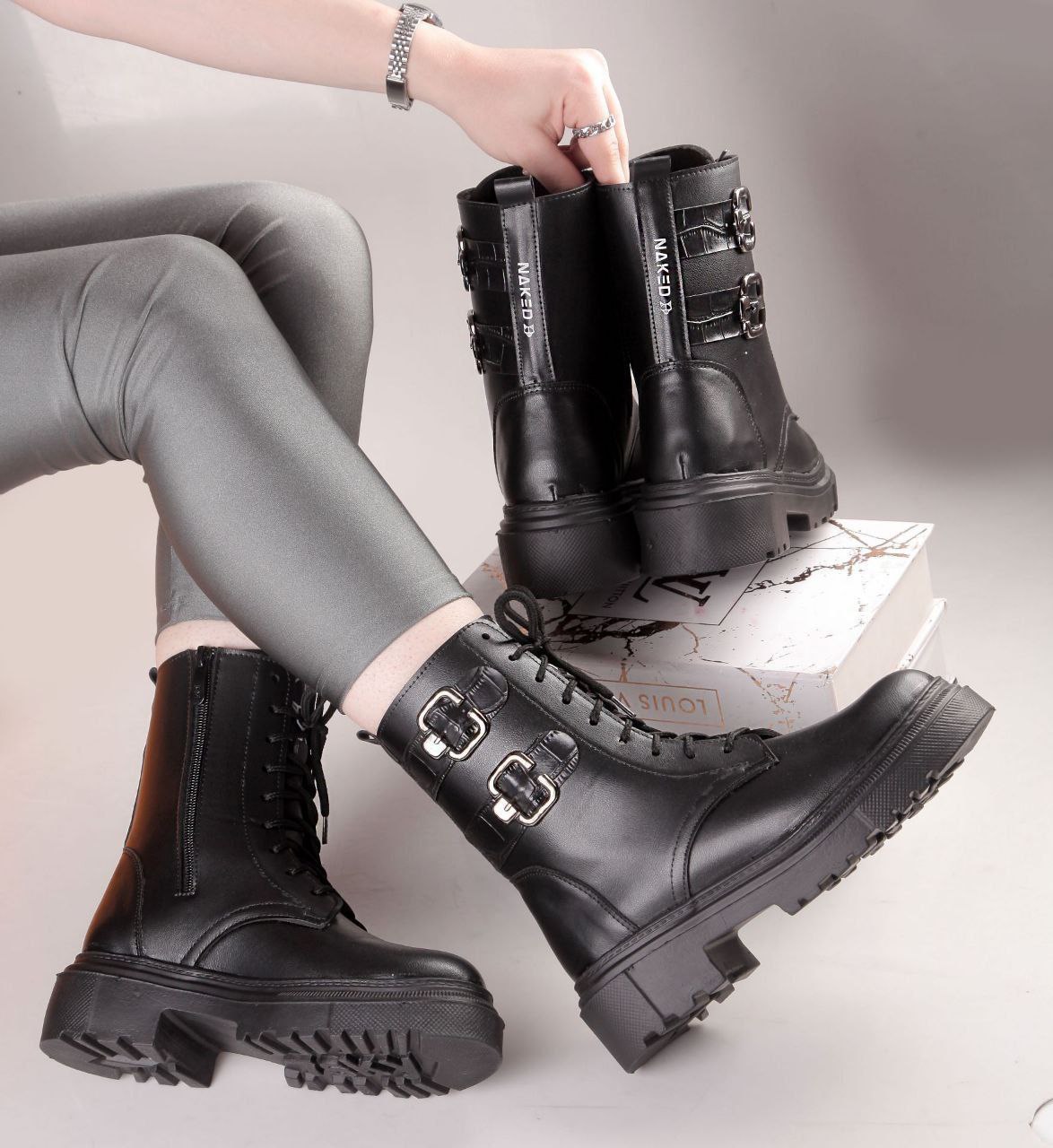 نیم بوت دو سگک