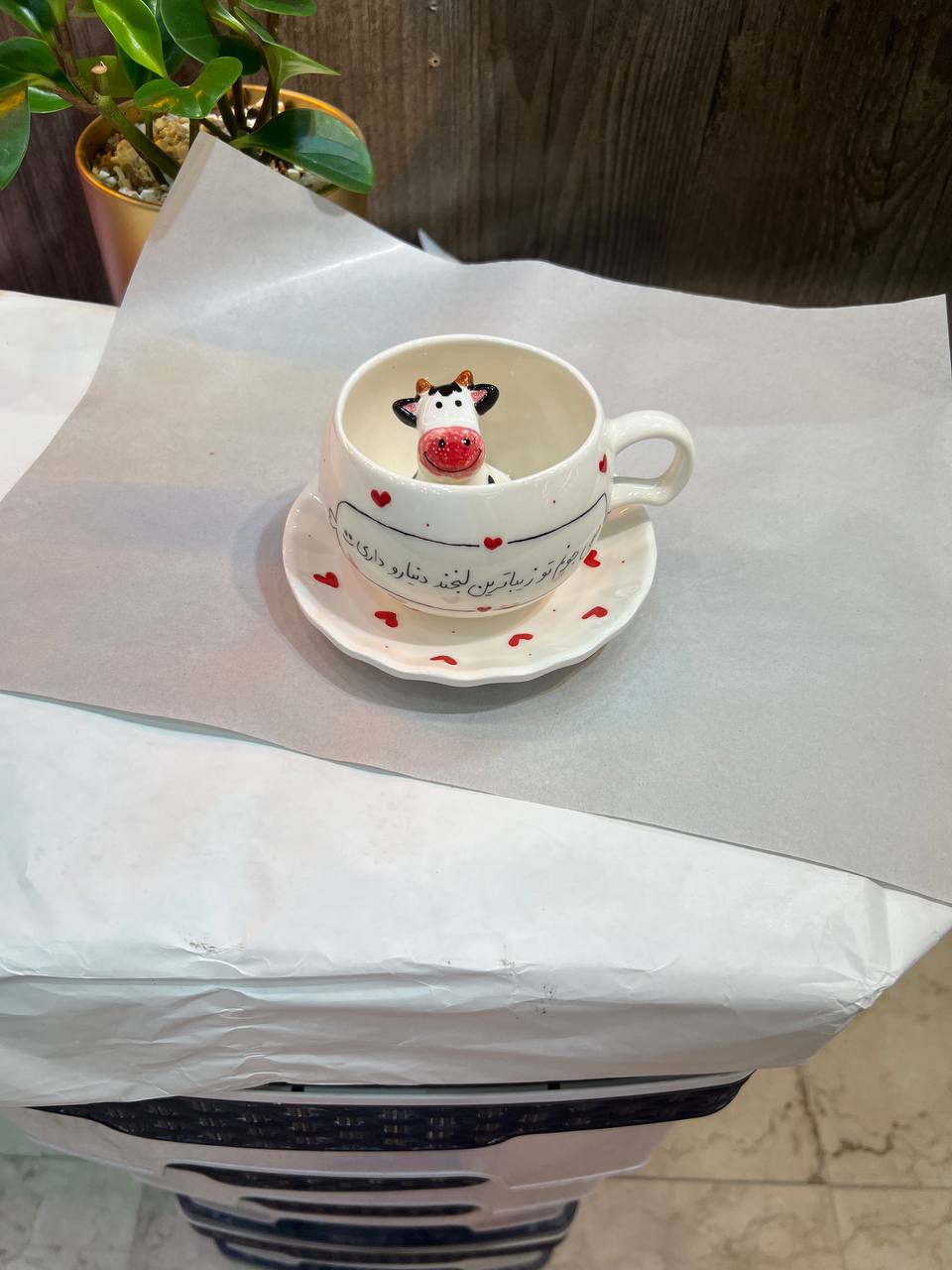 ماگ گاو دستساز